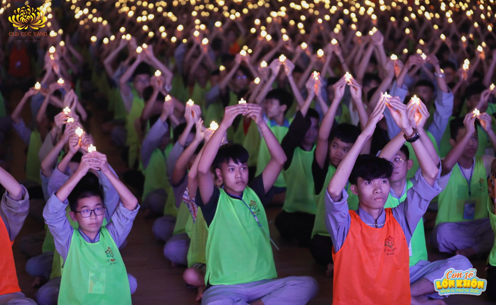 Hơn 3000 khóa sinh cùng thắp sáng tâm tri ân tưởng nhớ các Anh hùng liệt sĩ tại khóa tu mùa hè lần I (2020) chùa Ba Vàng