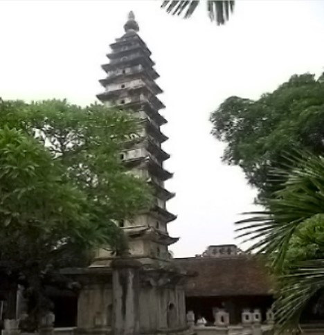 Xá lợi của Phật Hoàng Trần Nhân Tông được lưu giữ ở tháp Phổ Minh (tỉnh Nam Định)