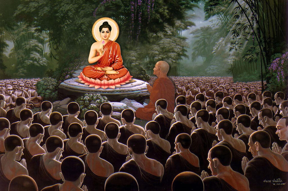 Ngài Ca Diếp chính là người được nhận niêm hoa vi tiếu của Đức Phật (ảnh minh họa)