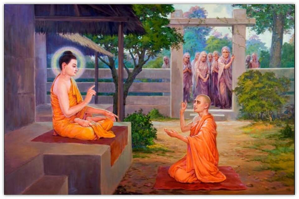 Tôn giả A Nan bạch Phật độ cho người nữ xuất gia (ảnh minh họa)