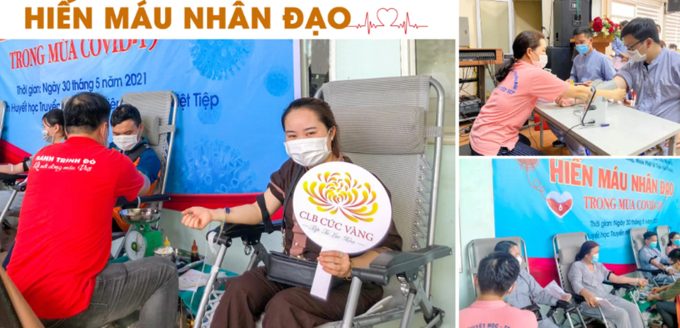 Phật tử thuộc 7 đạo tràng trên thành phố Hải Phòng đã tham gia hiến máu tại Bệnh viện Hữu nghị Việt - Tiệp