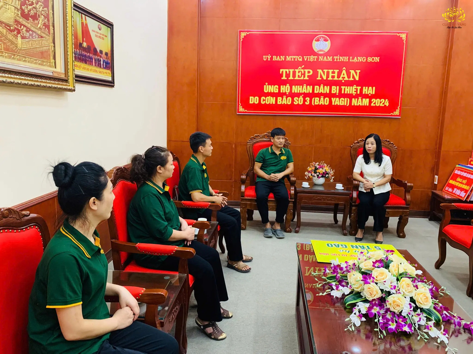 Đón nhận tấm lòng của các Phật tử, bà Nguyễn Thị Hồng Vân - Phó Chủ tịch Ủy ban MTTQ Việt Nam tỉnh Lạng Sơn đã gửi lời cảm ơn và ghi nhận tinh thần 