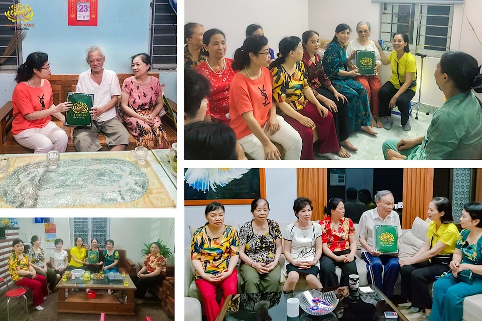 Các Phật tử đạo tràng Từ Tâm - Cao Xanh, Hạ Long, Quảng Ninh tới thăm hỏi và trao quà tri ân tới cha mẹ Phật tử và các đạo hữu cao tuổi mùa Vu lan  