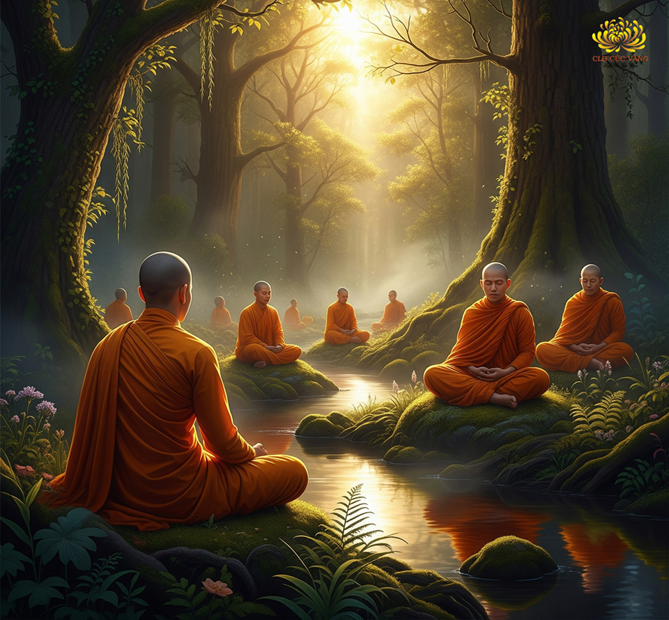 Người xuất gia đập vỡ mắt xích trong vòng tròn 12 nhân duyên rất nhanh, vì chư Tăng là người cắt ái và có thiền định giúp khai mở chính kiến