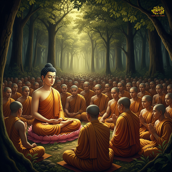 Nhờ công đức chuyên tu trong 3 tháng an cư kiết hạ của Tăng chúng mà tất cả pháp giới đều hoan hỷ