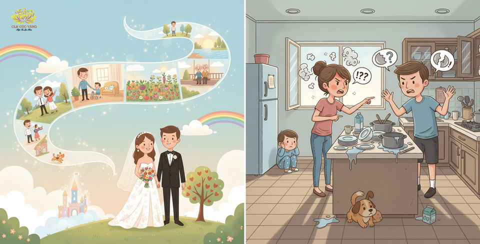 Tin rằng tình yêu sẽ mang lại hạnh phúc, nhưng sự nhận biết đó không đúng - đó là si (ảnh minh họa)