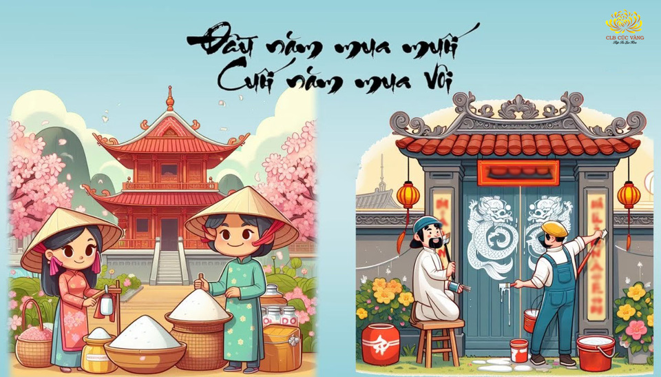 Thành ngữ “đầu năm mua muối, cuối năm mua vôi” nhắc nhở con cháu sống tiết kiệm từ đầu năm để cuối năm có của cải xây sửa nhà cửa (ảnh minh họa)