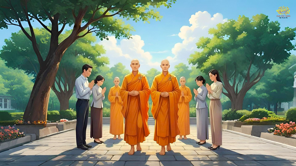 Ni chúng hành trì viên mãn Bát kỉnh Pháp sẽ khơi dậy lòng kính trọng đối với ngoại đạo (ảnh minh họa)