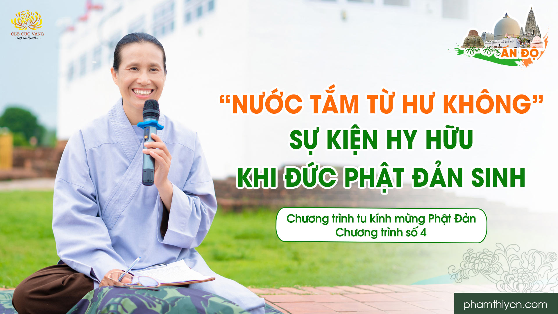 “Nước Tắm Từ Hư Không” Sự Kiện Hy Hữu Khi Đức Phật Đản Sinh