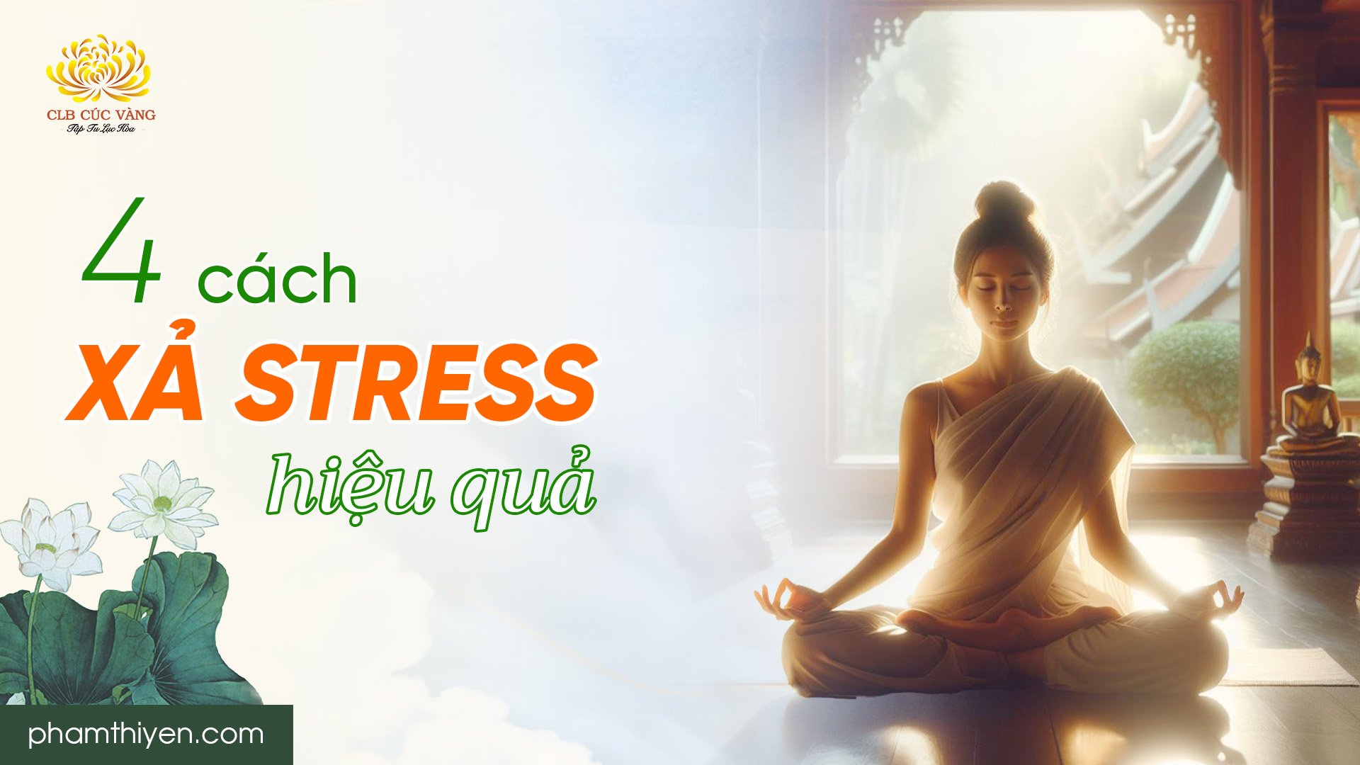 4 cách xả stress hiệu quả giúp giải tỏa căng thẳng, cân bằng cuộc sống