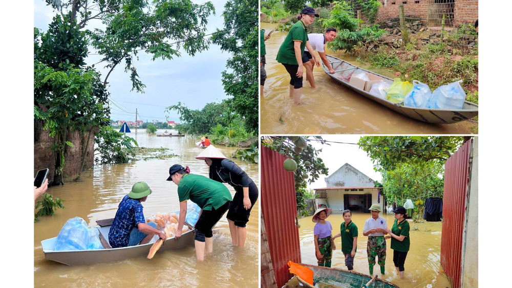 Bão lũ không lạnh vì có yêu thương