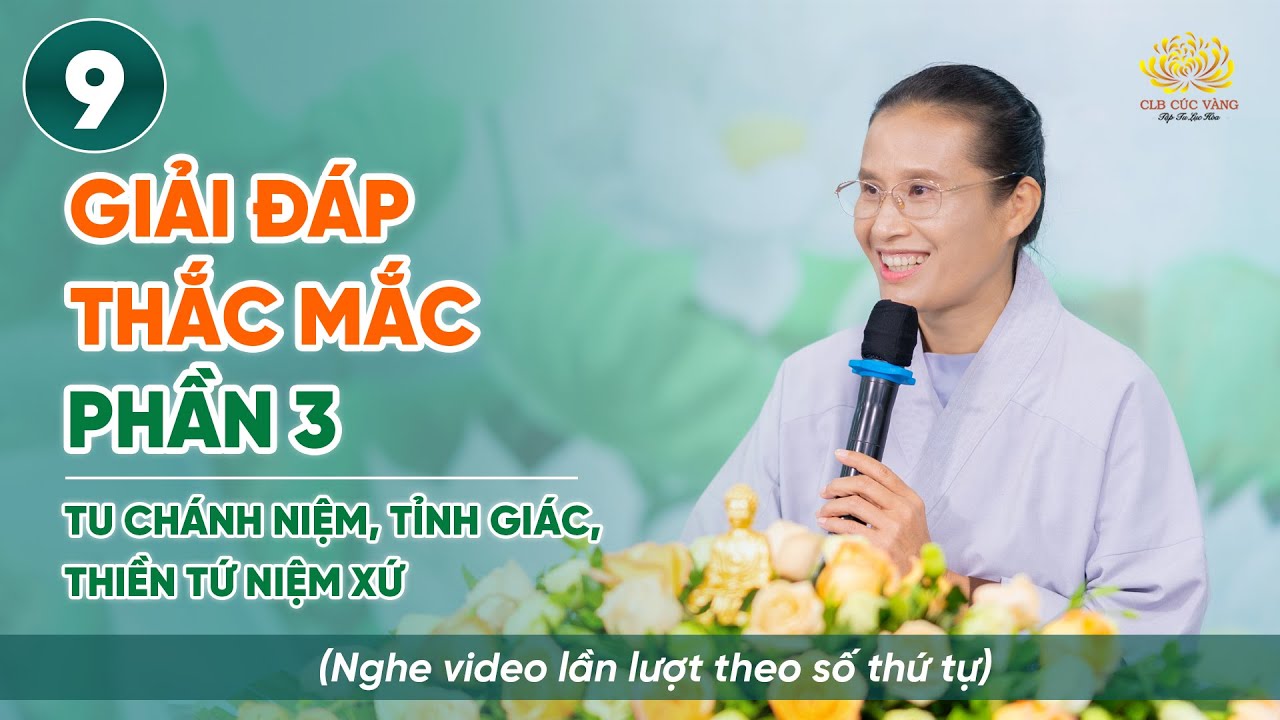 Giải đáp thắc mắc - Phần 3 | Niệm thân - Thiền Tứ Niệm Xứ | Bài số 9