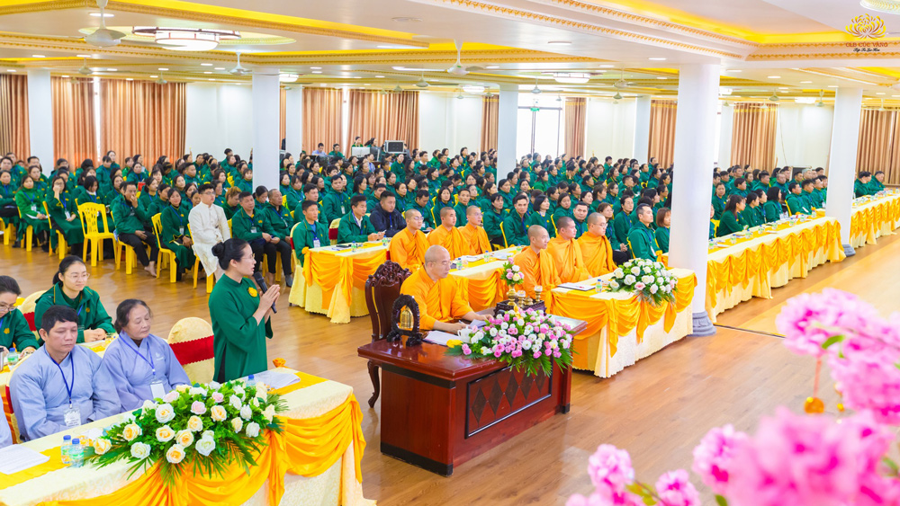 CLB Cúc Vàng - Tập Tu Lục Hòa tham gia chương trình họp tổng kết công tác Phật sự chùa Ba Vàng năm 2024