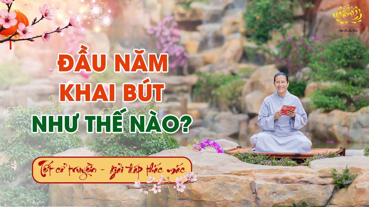 Đầu năm khai bút như thế nào để cả năm may mắn?