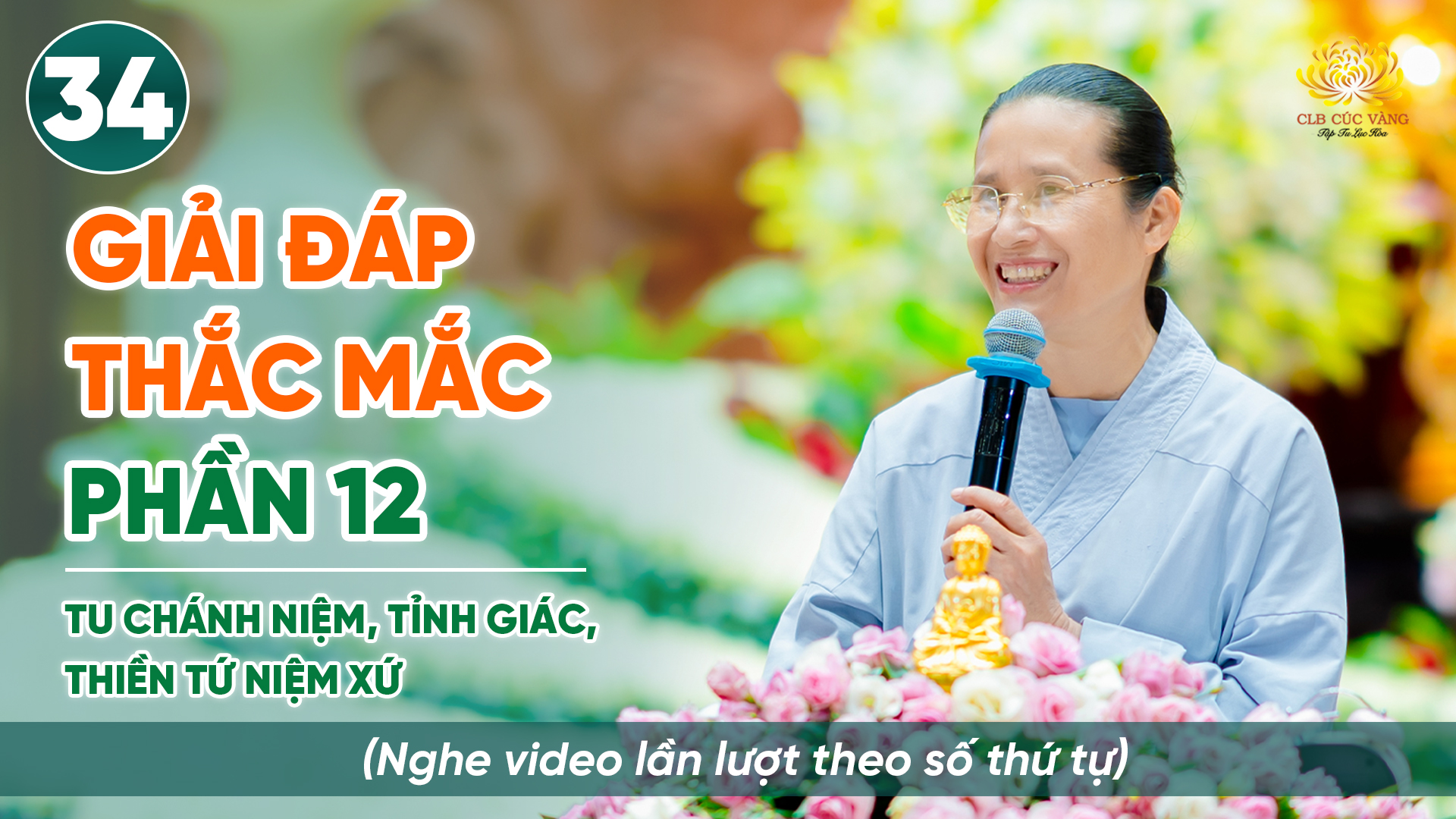 Giải đáp thắc mắc - Phần 12 | Niệm thân - Thiền Tứ Niệm Xứ | Bài số 34