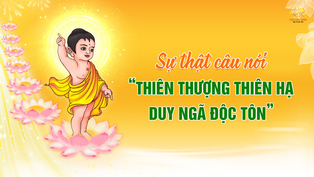 Thiên thượng Thiên hạ, duy ngã độc tôn: Nhiều người hiểu sai rằng Đức Phật kiêu mạn