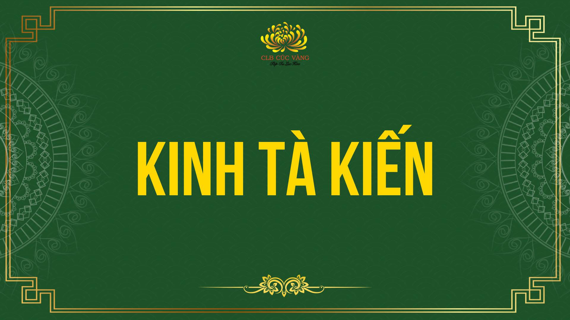 Kinh Tà Kiến