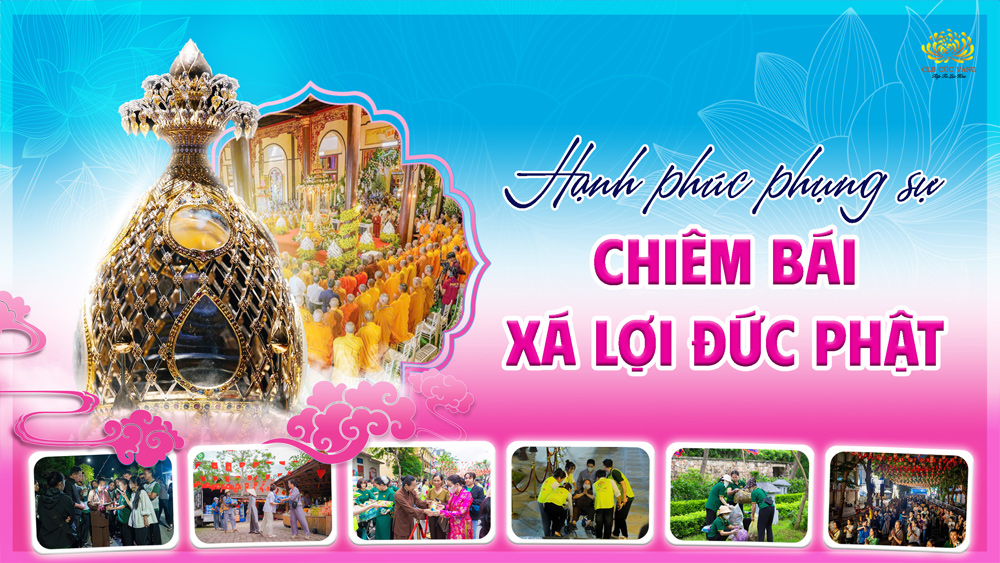 Vesak 2025 và hành trình 32 ngày Xá lợi Đức Phật tại Việt Nam: Niềm hạnh phúc phụng sự của Phật tử CLB Cúc Vàng