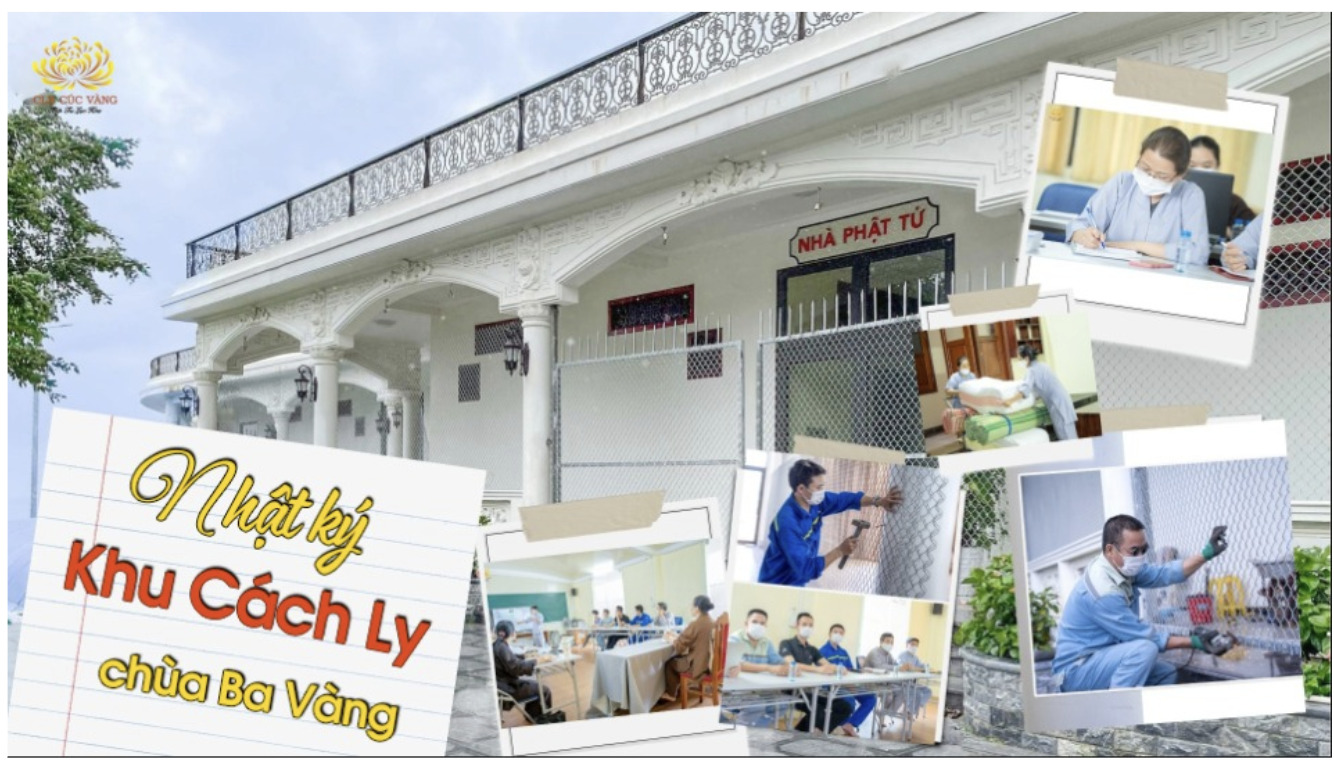 Nhật ký' của Phật tử CLB Cúc Vàng trước ngày đón người dân ở miền Nam về khu cách ly độc lập tại chùa Ba Vàng