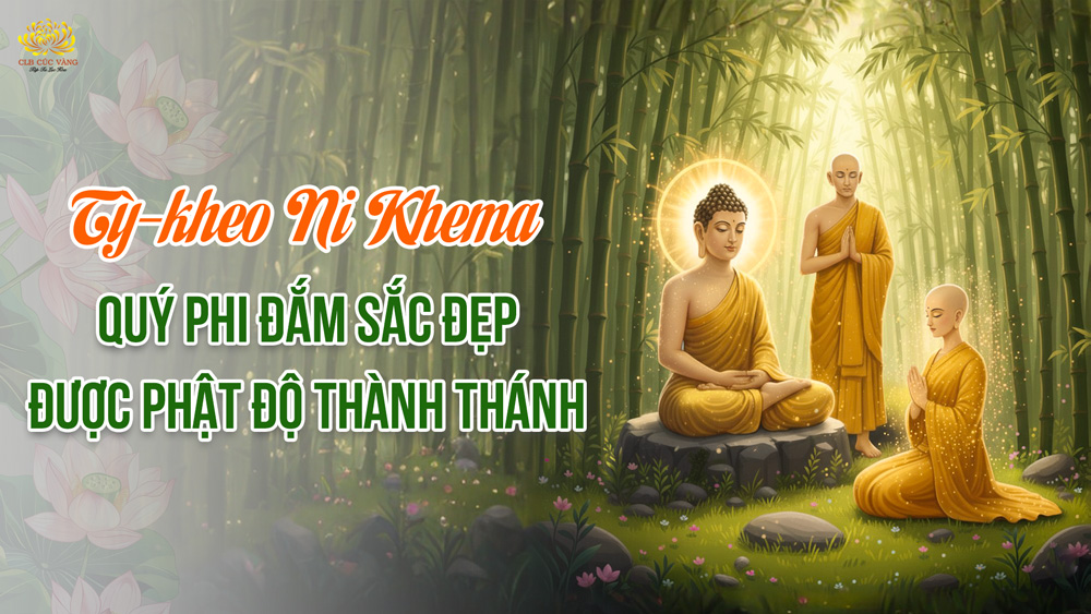 Thánh Ni Khema: Quý phi đắm sắc được Phật độ chứng đắc A-la-hán
