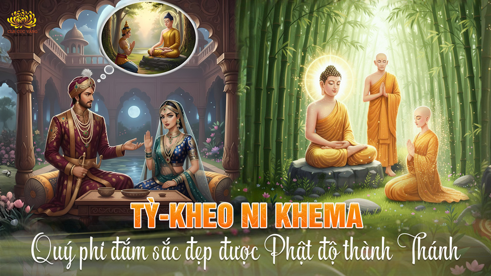 Thánh Ni Khema: Quý phi đắm sắc được Phật độ chứng đắc A-la-hán