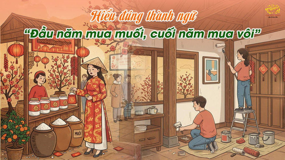 “Đầu năm mua muối, cuối năm mua vôi”: Hiểu đúng để năm mới thịnh vượng