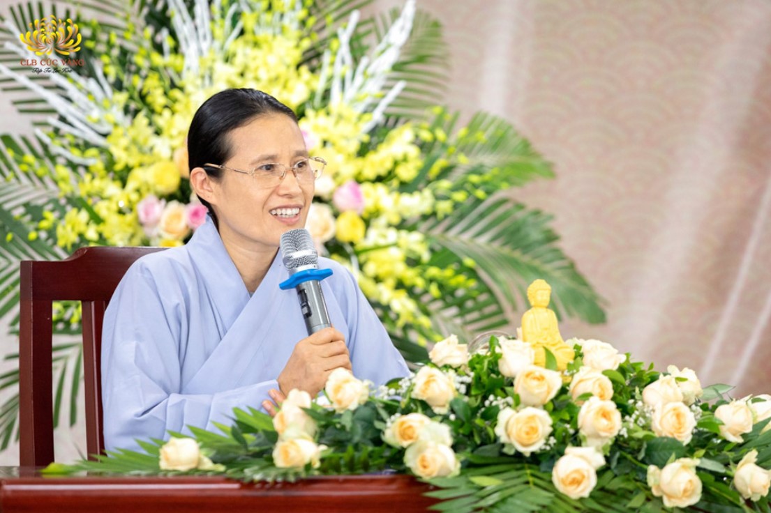 Cô Phạm Thị Yến chia sẻ bí quyết trở thành người lãnh đạo giỏi qua việc tu tập Phật Pháp