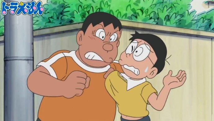 Trong truyện Doraemon, Chaien rất hay đánh người và bắt nạt các bạn