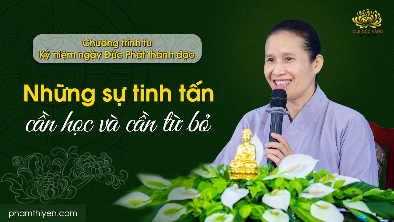 Những sự tinh tấn cần học và cần từ bỏ | Tu tập kỷ niệm ngày Đức Phật thành đạo