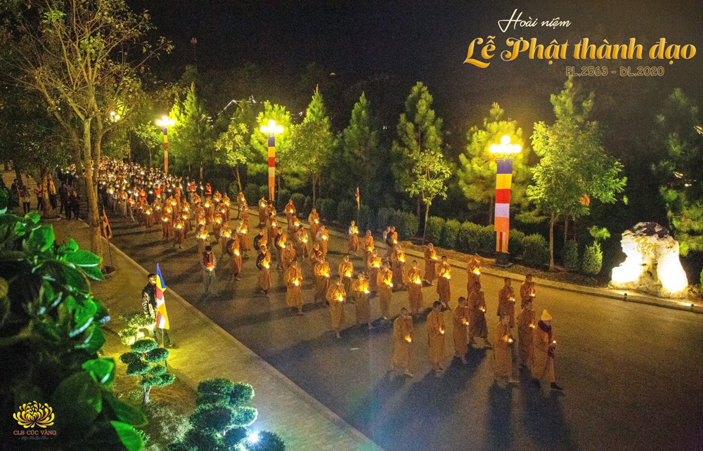 Hoài niệm Đêm thiền mừng Phật thành đạo tại chùa Ba Vàng PL.2563 - DL.2020