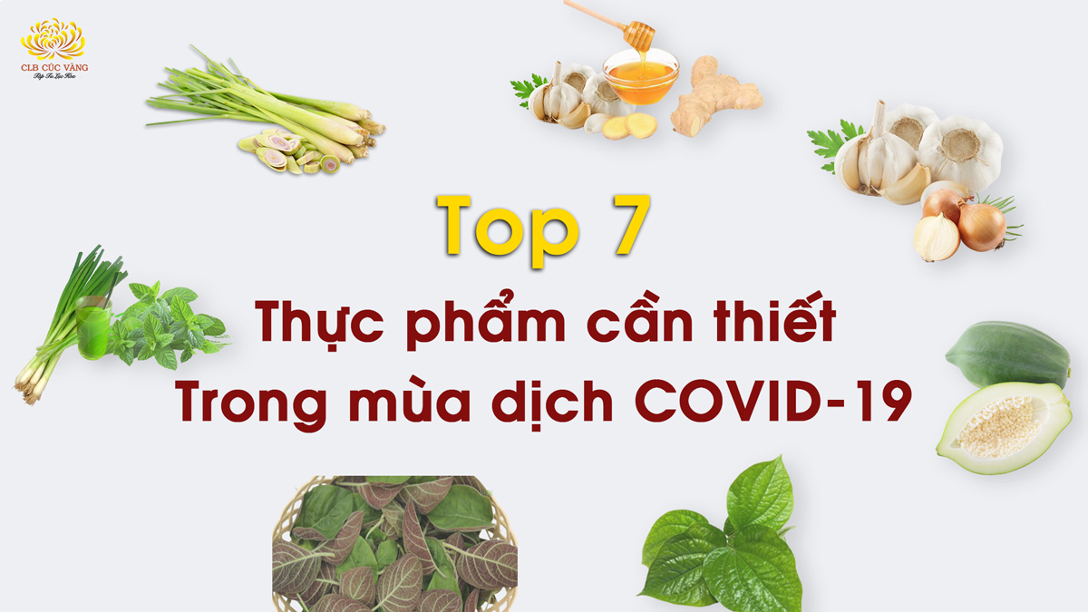 Top 7 thực phẩm cần thiết trong mùa dịch COVID-19 và cách sử dụng hiệu quả nhất