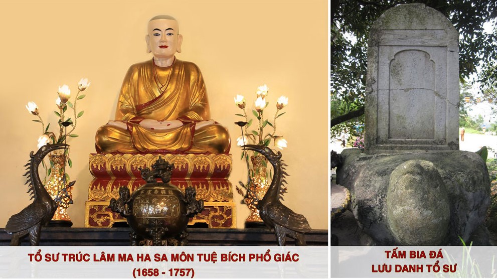 Tổ Sư Trúc Lâm Ma Ha Sa Môn Tuệ Bích Phổ Giác – vị Thiền Sư tiếp nối các bậc Long Tượng khai sơn tạo tự chùa Ba Vàng