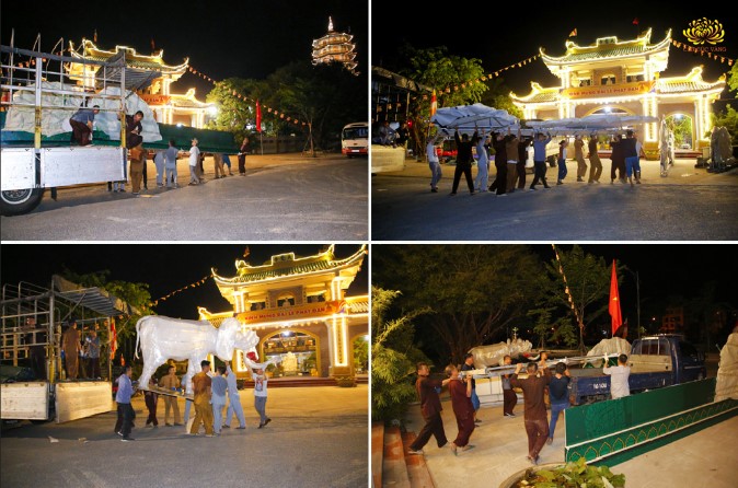 Tối ngày 09/05/Quý Mão, nhóm Phật tử đầu tiên của CLB Cúc Vàng đã đến Quảng Bình hỗ trợ chuẩn bị cho đại lễ Phật đản sắp diễn ra