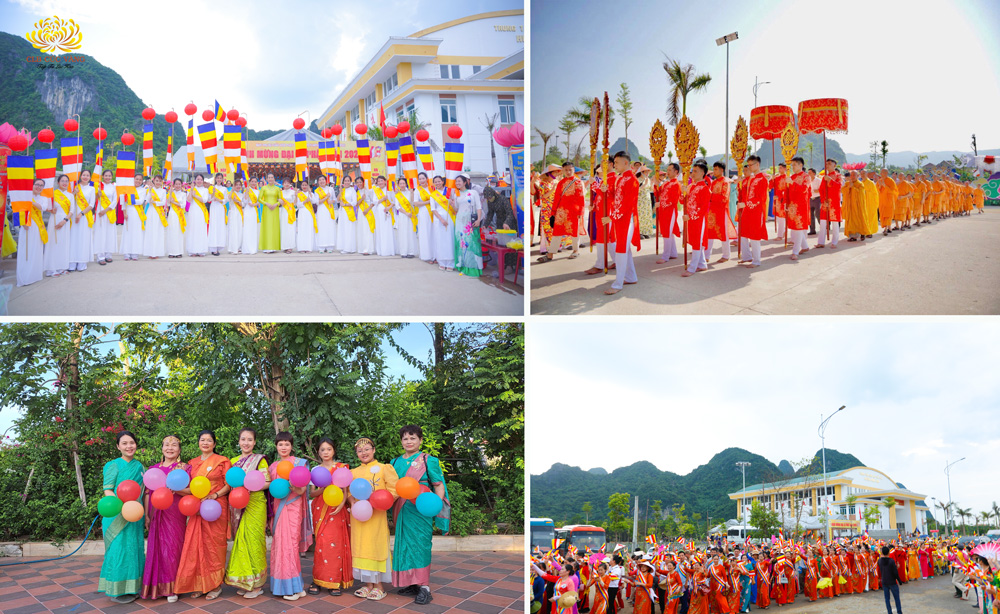 Gần 10.000 suất cơm, hàng trăm bộ trang phục, hàng trăm chuyến xe,...: Hành trình lan tỏa lễ Phật đản tại Quảng Bình