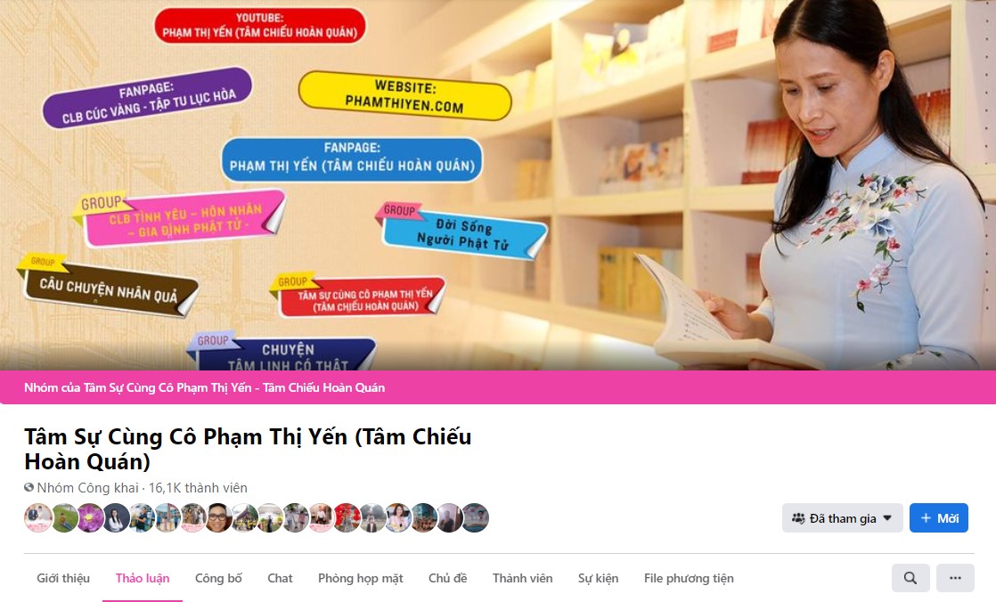 Trang Facebook: Tâm Sự Cùng Cô Phạm Thị Yến